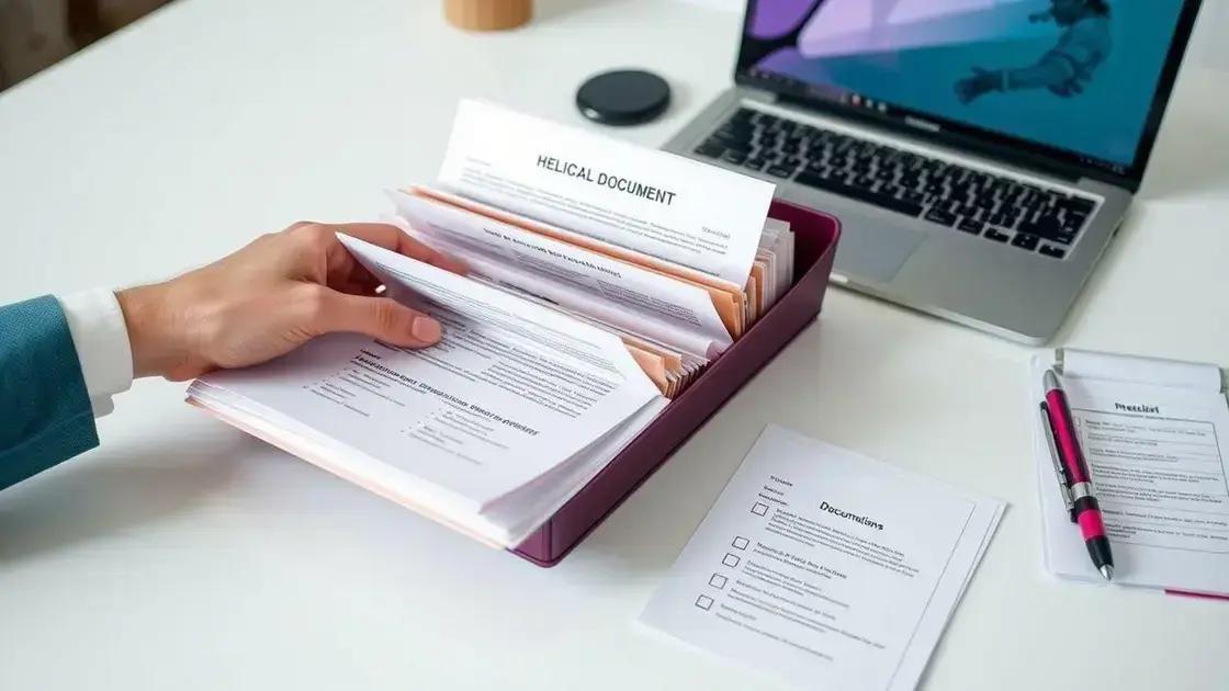 como organizar e apresentar os documentos para o plano de saúde
