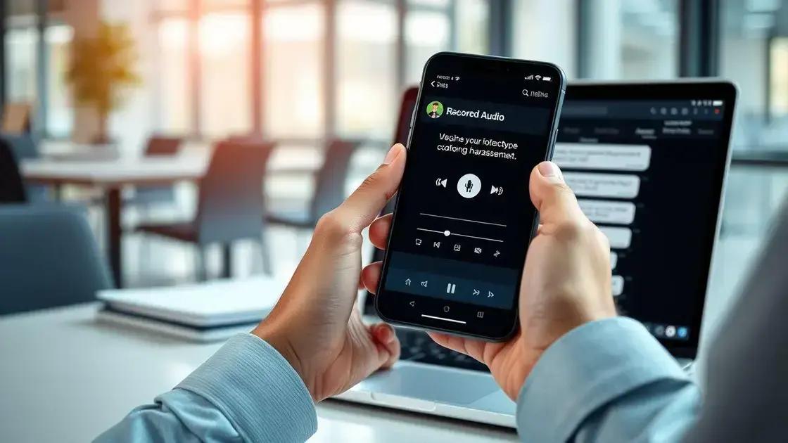 como utilizar gravações e mensagens como provas