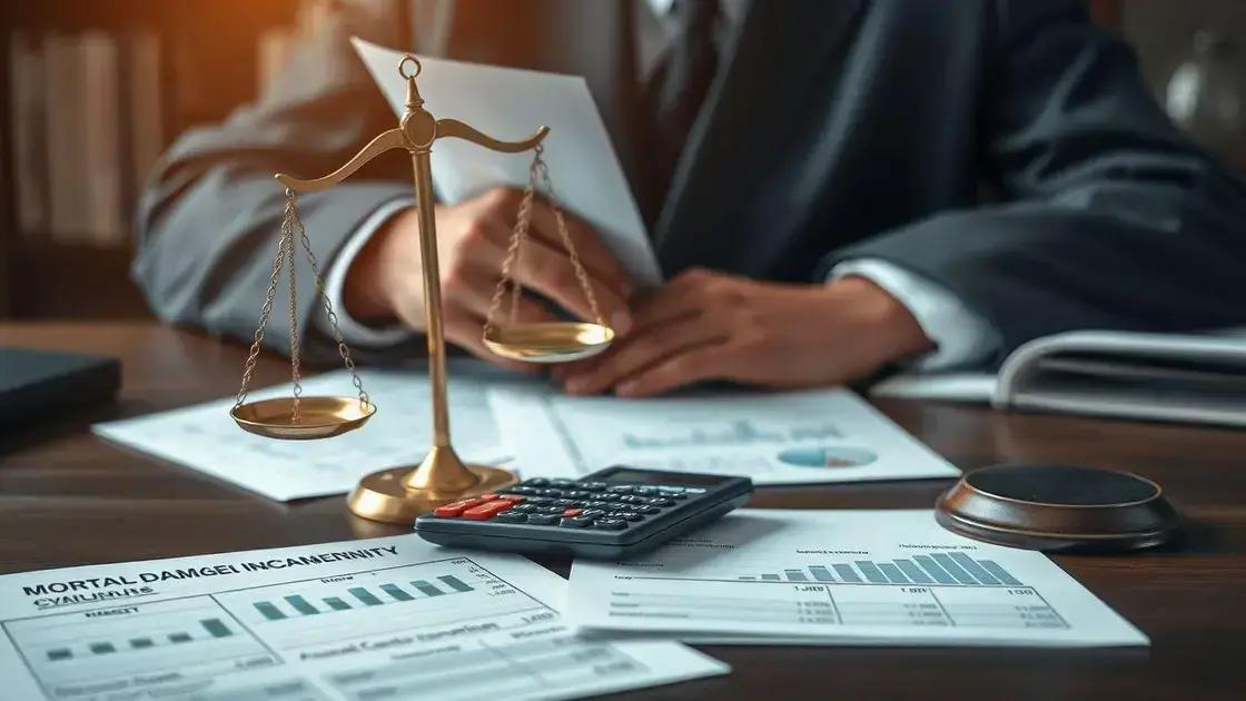 Critérios para cálculo dos valores de indenização