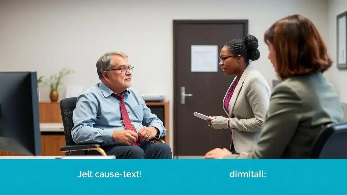 Diferença entre demissão por justa causa e sem justa causa para PCD