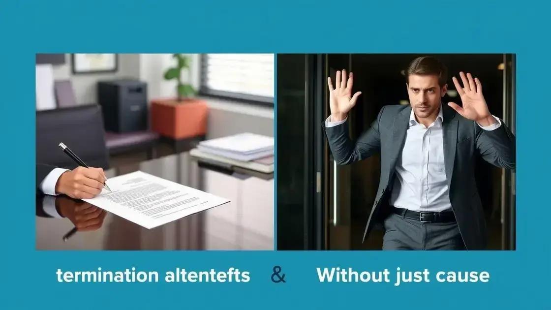 Diferença entre demissão sem justa causa e por justa causa