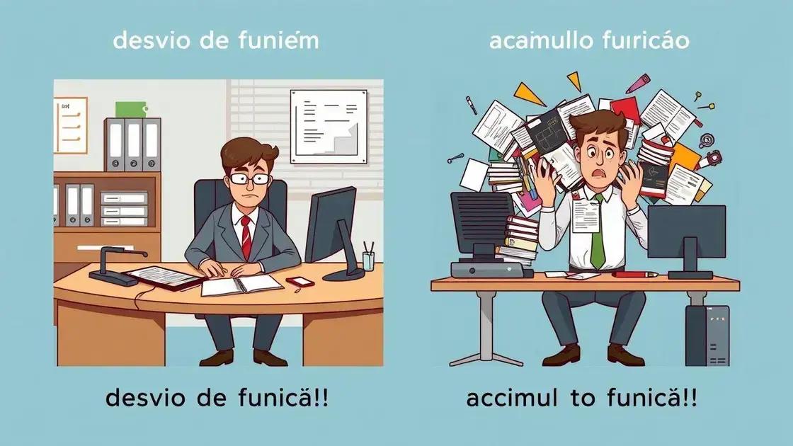 Diferença entre desvio e acúmulo de função