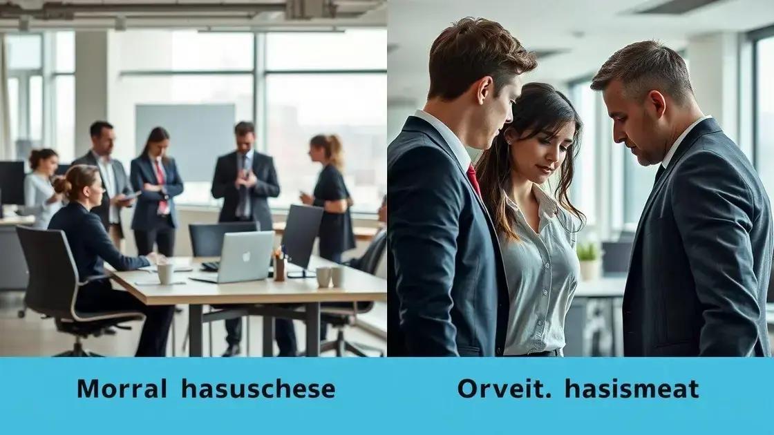 Diferenças entre assédio moral e assédio sexual no trabalho