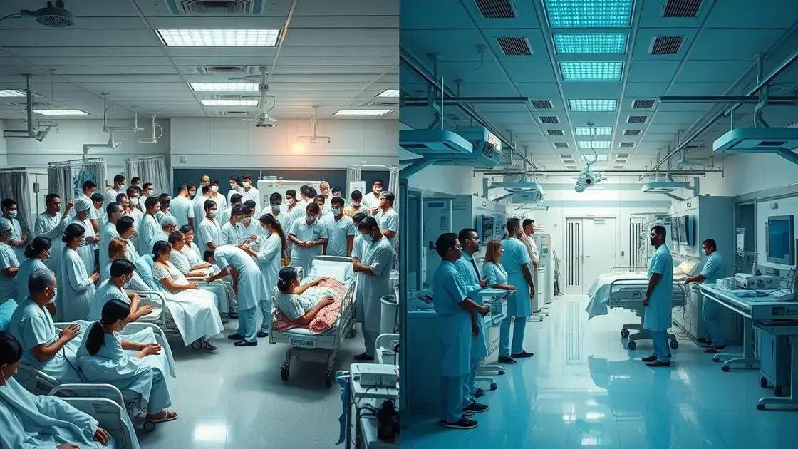 diferenças entre o atendimento via SUS e plano de saúde