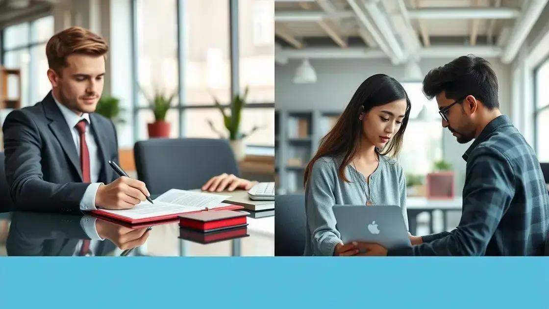 Diferenças principais entre estágio e contrato de trabalho