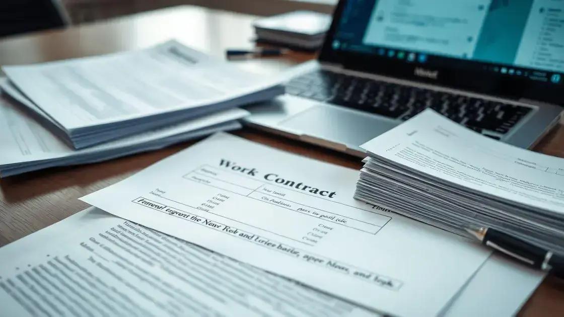 Documentos mais eficazes para provar a relação de emprego