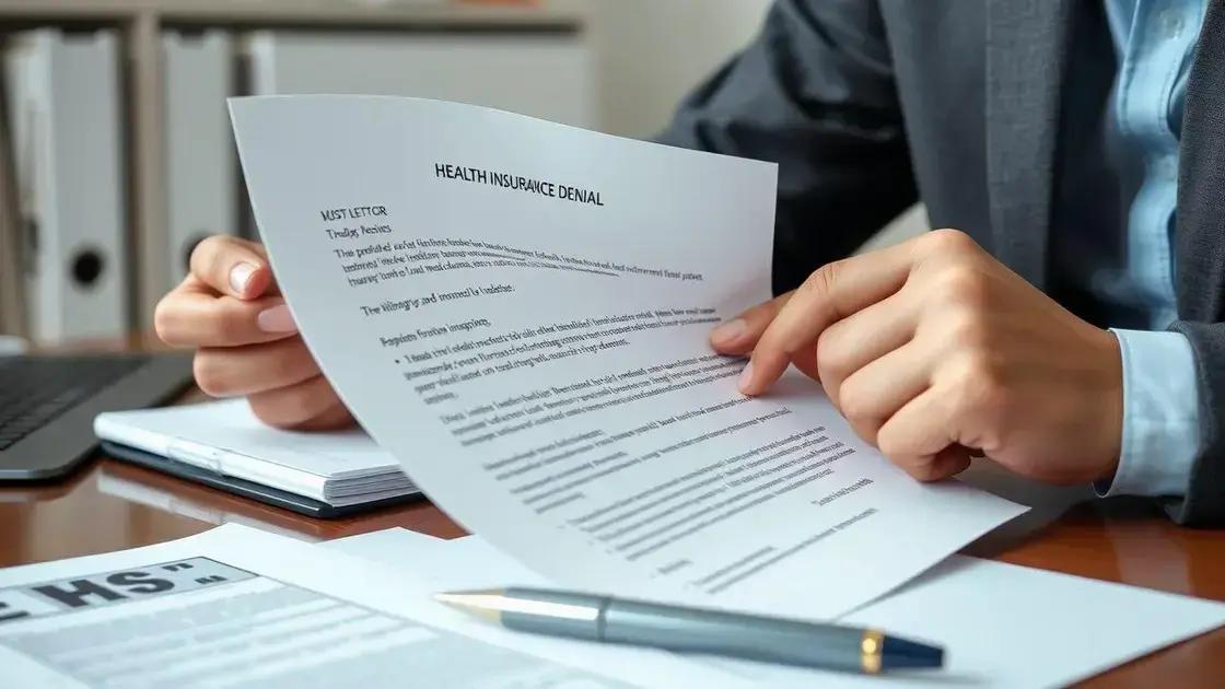 Entendendo a justificativa por escrito do plano de saúde