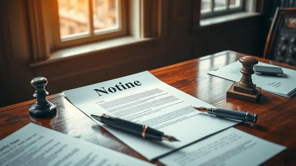 Envio de notificação formal e seus efeitos