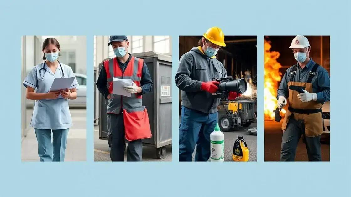 Exemplos práticos de situações e profissões comuns