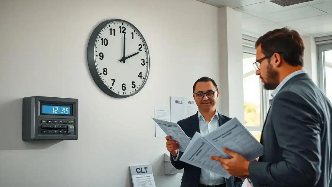 Limite legal e controles da jornada de trabalho