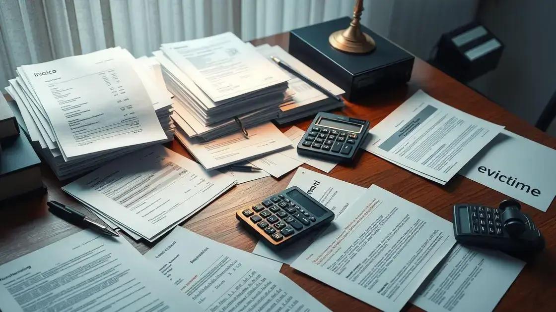 Outras despesas que podem surgir durante o processo
