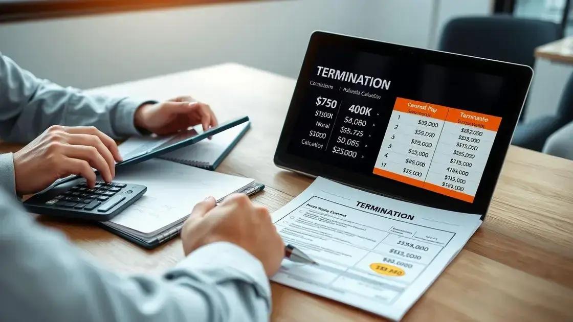 Passo a passo para conferir o cálculo da rescisão com adicional