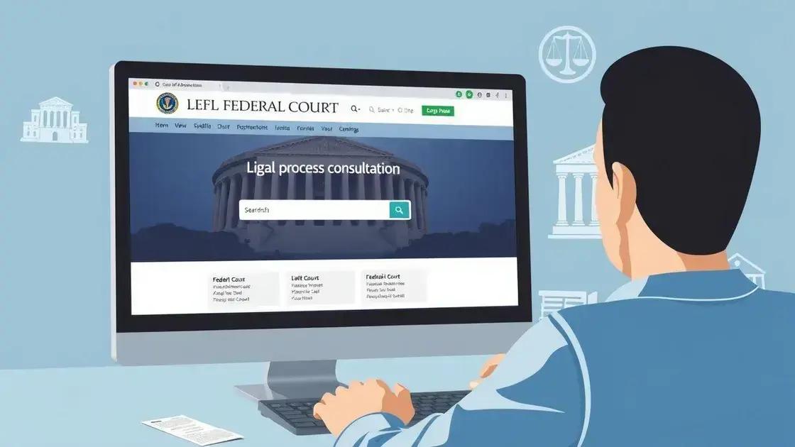 Passo a passo para consultar no site do Tribunal Regional Federal