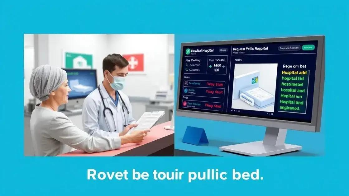 Passo a passo para solicitar uma vaga em hospital público