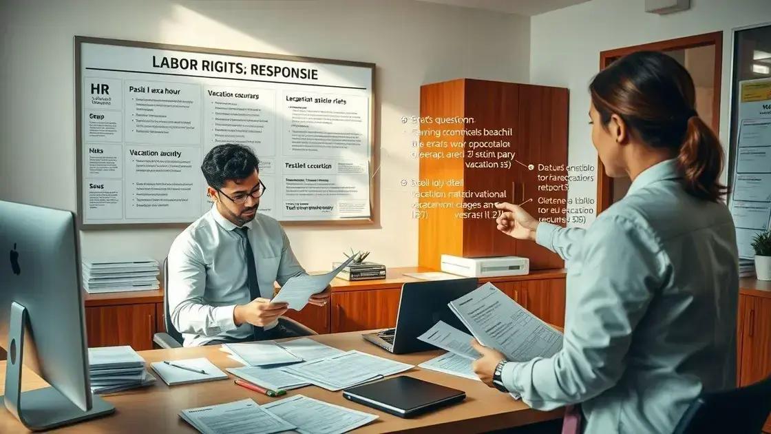 Perguntas frequentes sobre direitos trabalhistas