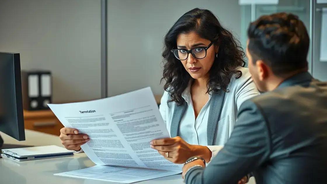 Possíveis dificuldades na assinatura da rescisão