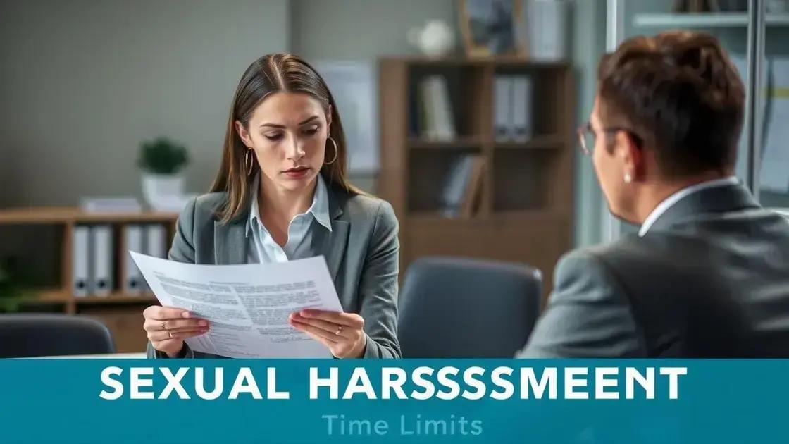 Prescrição do Assédio Sexual no Trabalho: Prazo e Como Funciona