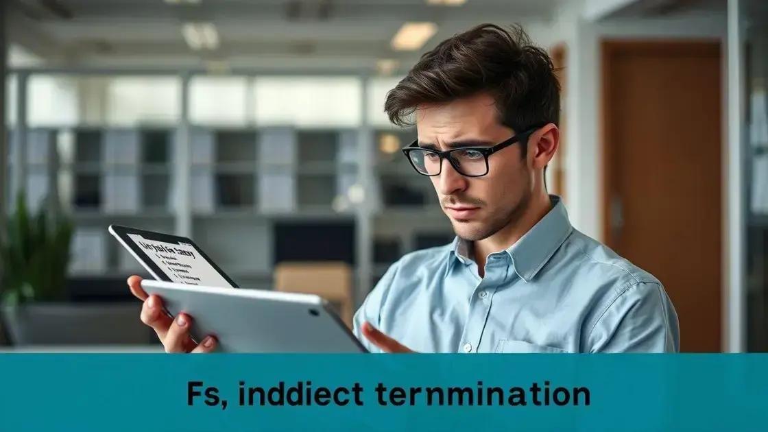 Principais causas que justificam a rescisão indireta