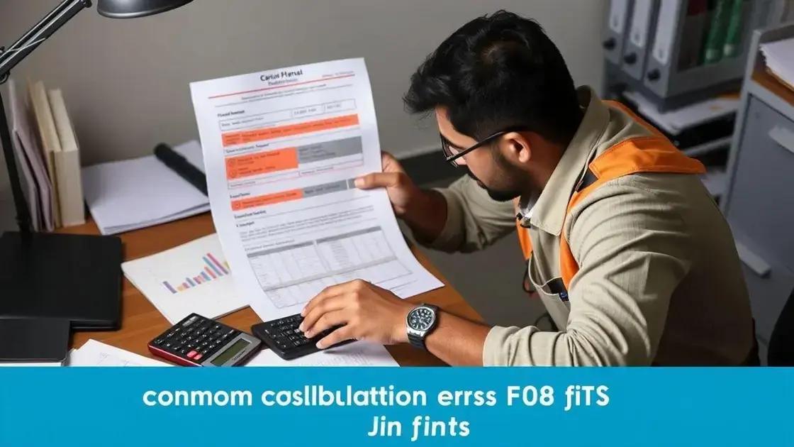 Principais erros no cálculo da multa do FGTS