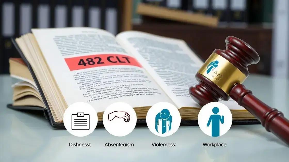 principais motivos previstos no art. 482 da CLT