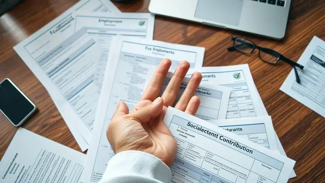 principais provas documentais para comprovar o vínculo