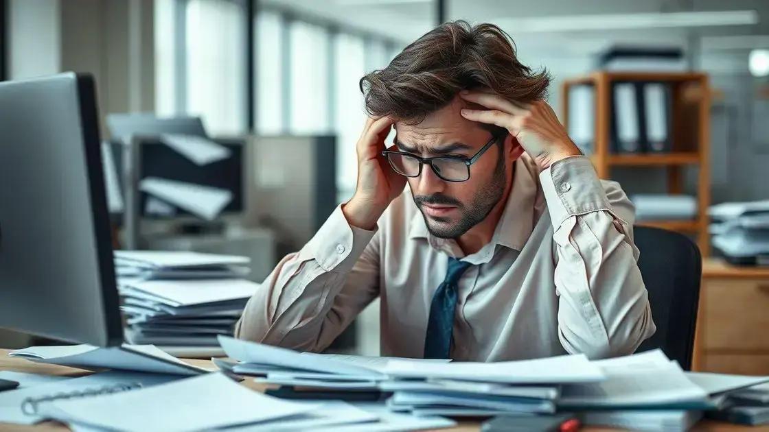 principais sintomas do burnout no ambiente de trabalho