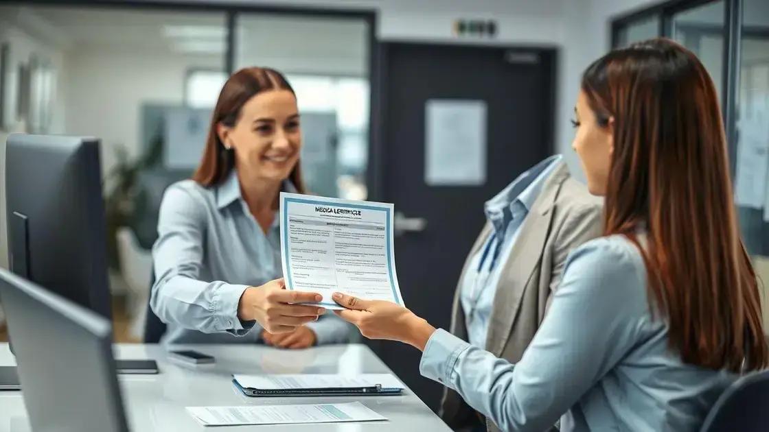 Procedimentos corretos para entrega e análise de atestado