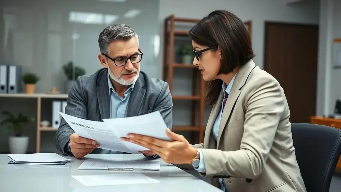 Procedimentos legais para contestar uma advertência