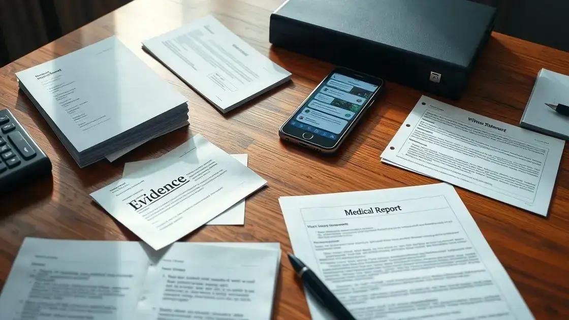 Provas válidas para fundamentar a ação de indenização