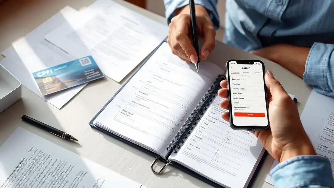 Quais dados são necessários para a consulta