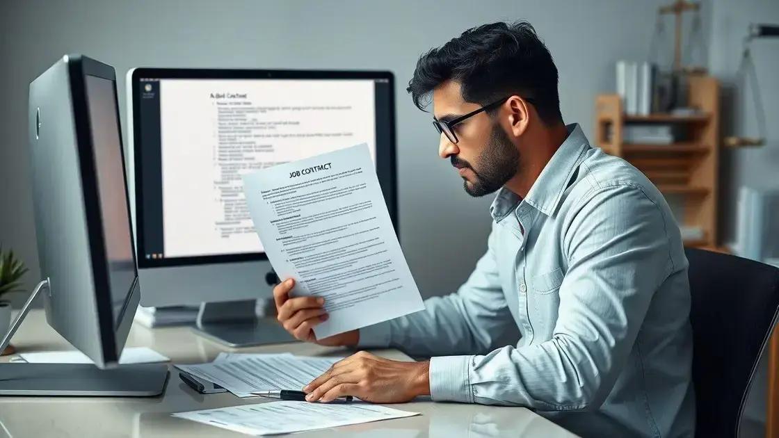 qual é o papel do contrato de trabalho