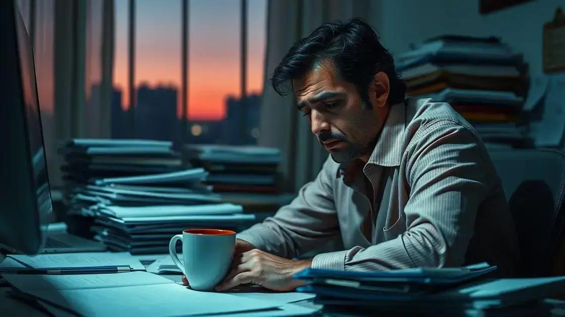 Relação entre hora extra e impacto na saúde do trabalhador