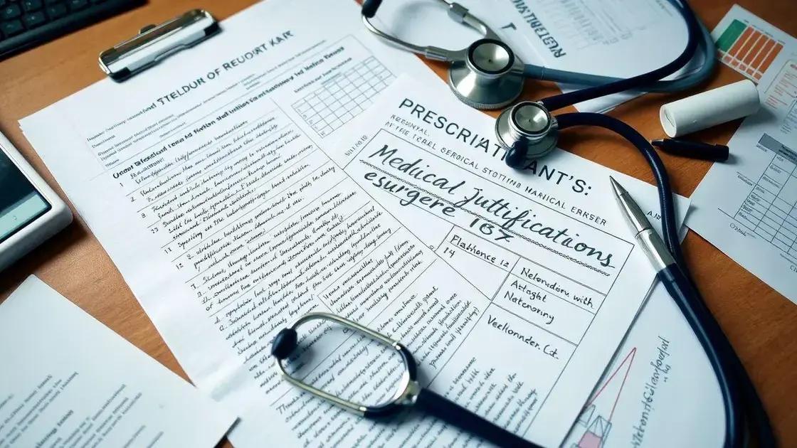 relatório médico detalhado: justificando a necessidade cirúrgica