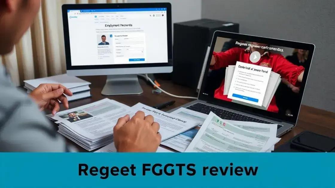 Requisitos básicos para solicitar a revisão do FGTS