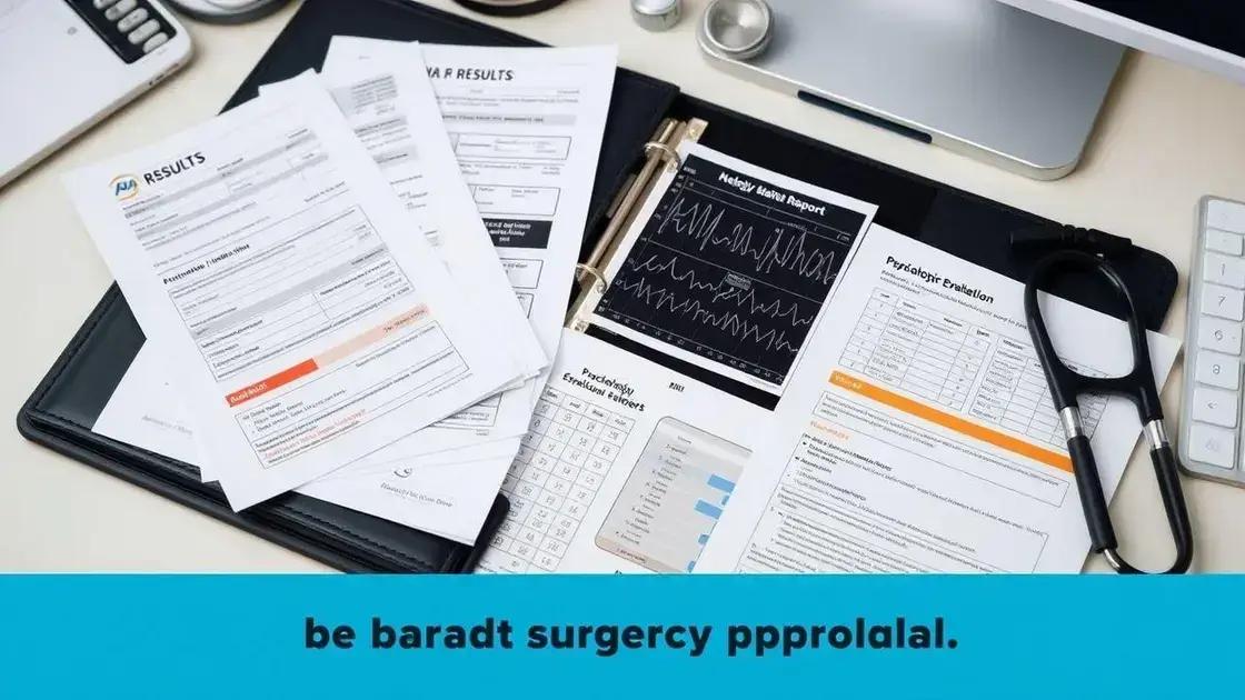 Reúna os exames médicos obrigatórios para o processo