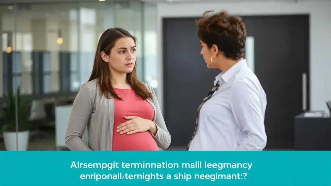 Situações em que a dispensa da gestante pode ser considerada ilegal