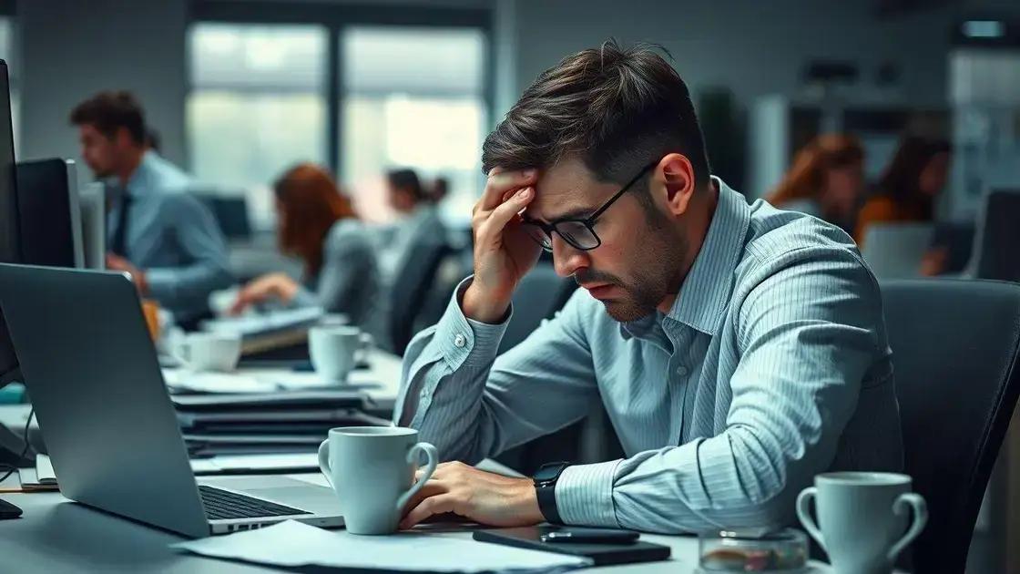 transtornos de ansiedade e burnout no contexto laboral