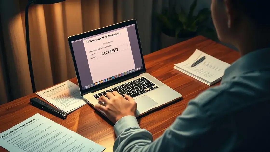 Uso do CPF do filho como fonte pagadora na declaração