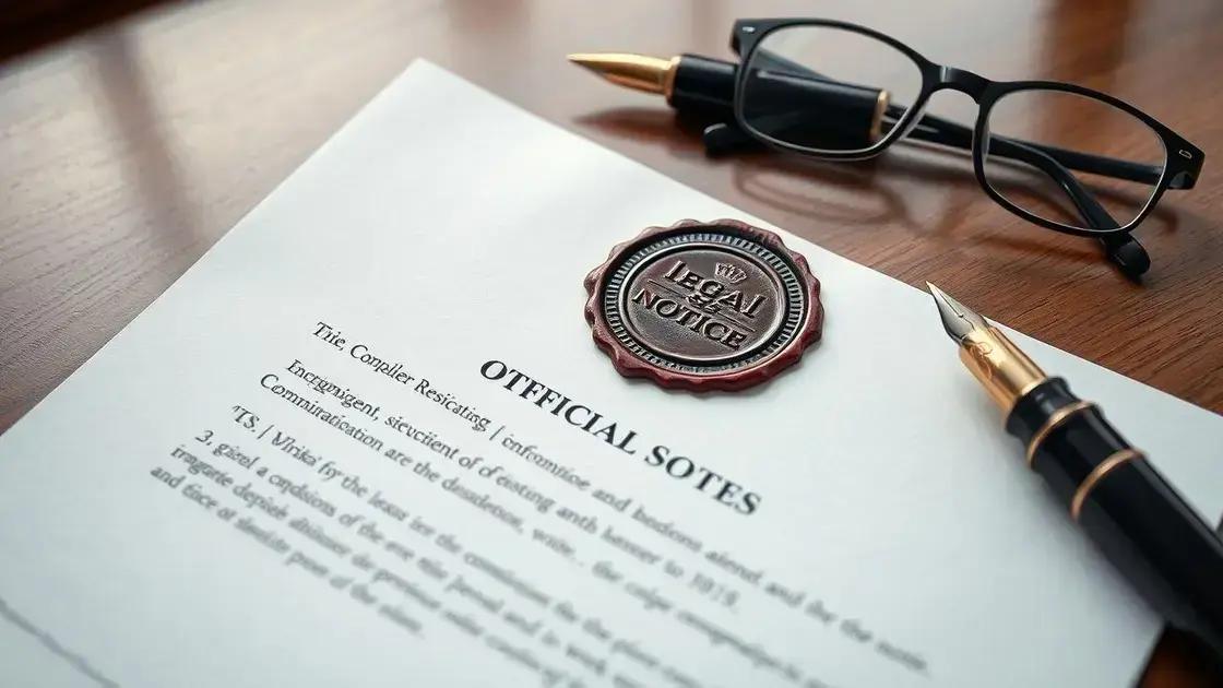 Validade jurídica da notificação extrajudicial