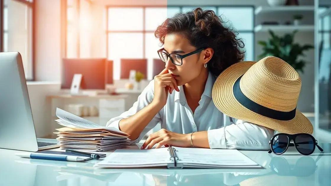 Vantagens e desvantagens de vender parte das férias