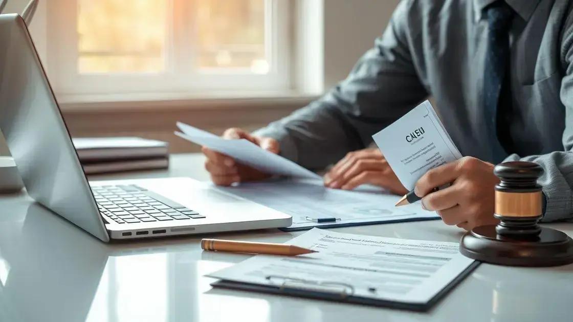 Verifique documentos essenciais para sua defesa no processo