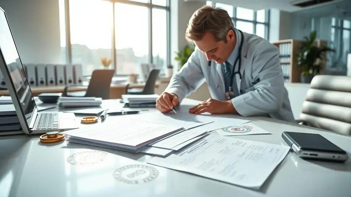 verifique os requisitos legais para laudos médicos