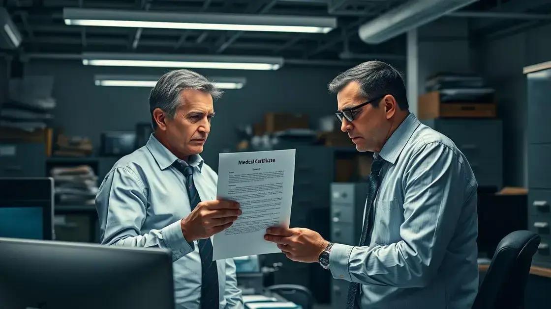 Consequências do uso de atestado falso para desconto salarial