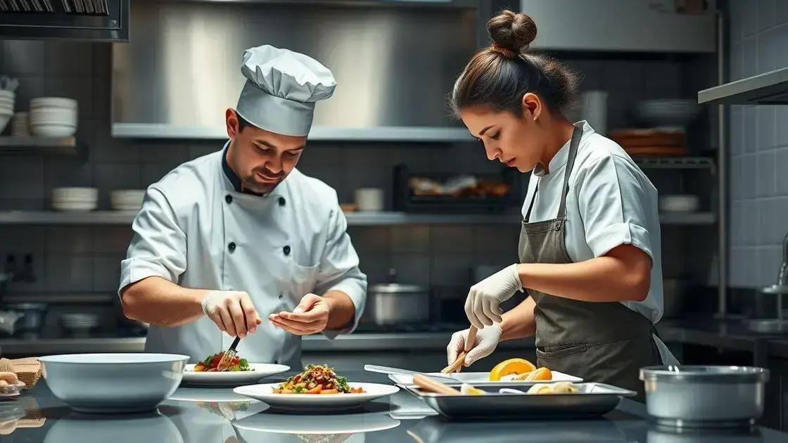 Diferenças entre auxiliar de cozinha e cozinheiro