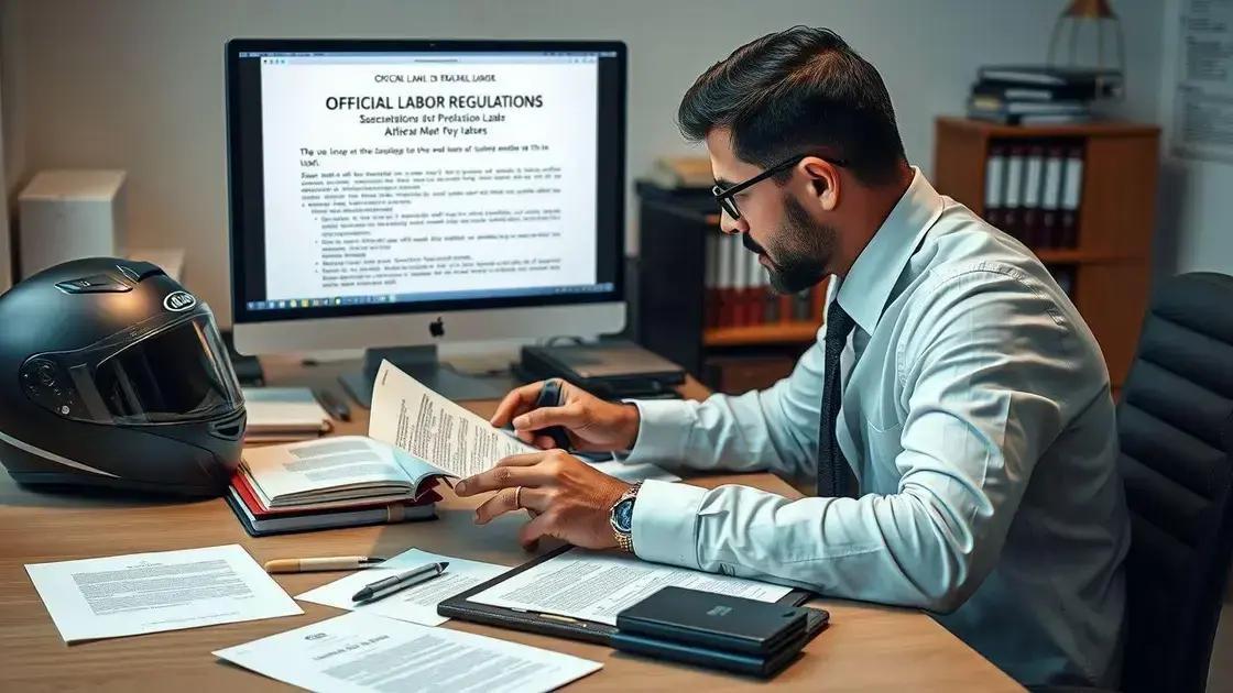 Legislação que ampara os direitos do motoboy quanto à insalubridade