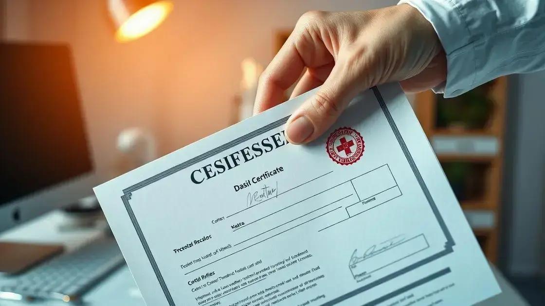 Requisitos para um atestado médico ser considerado válido