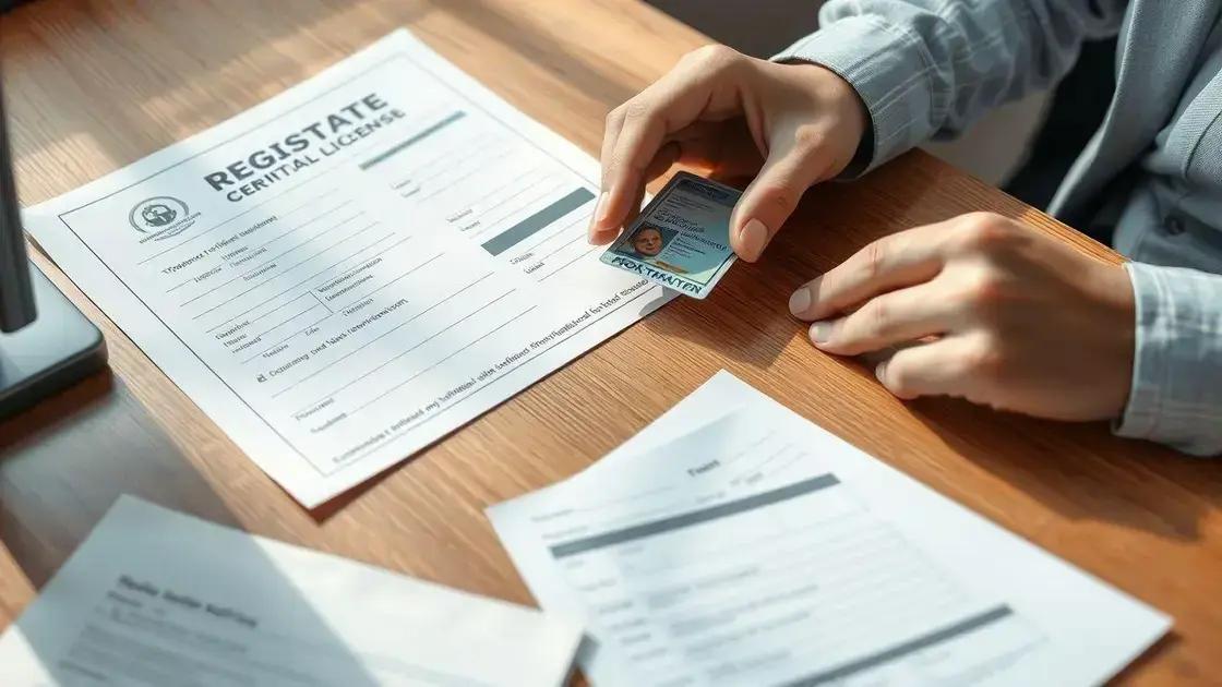 Documentos essenciais para o processo