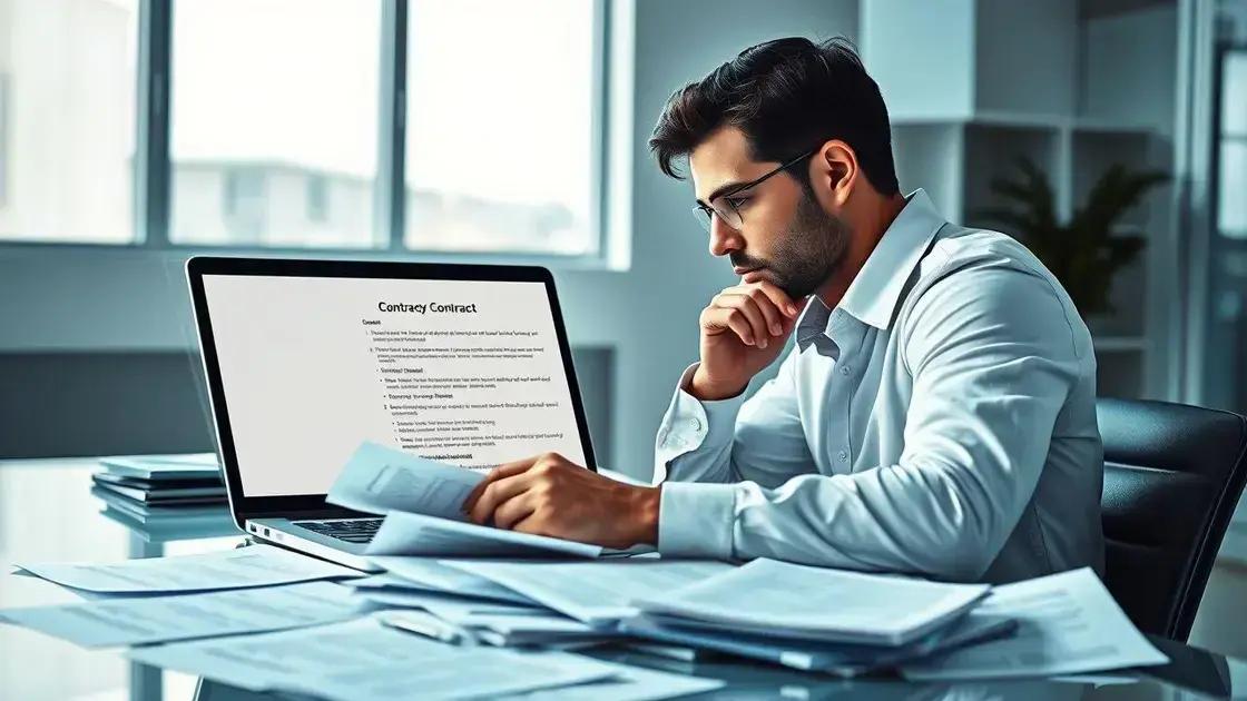 dúvidas comuns sobre revisão de contrato