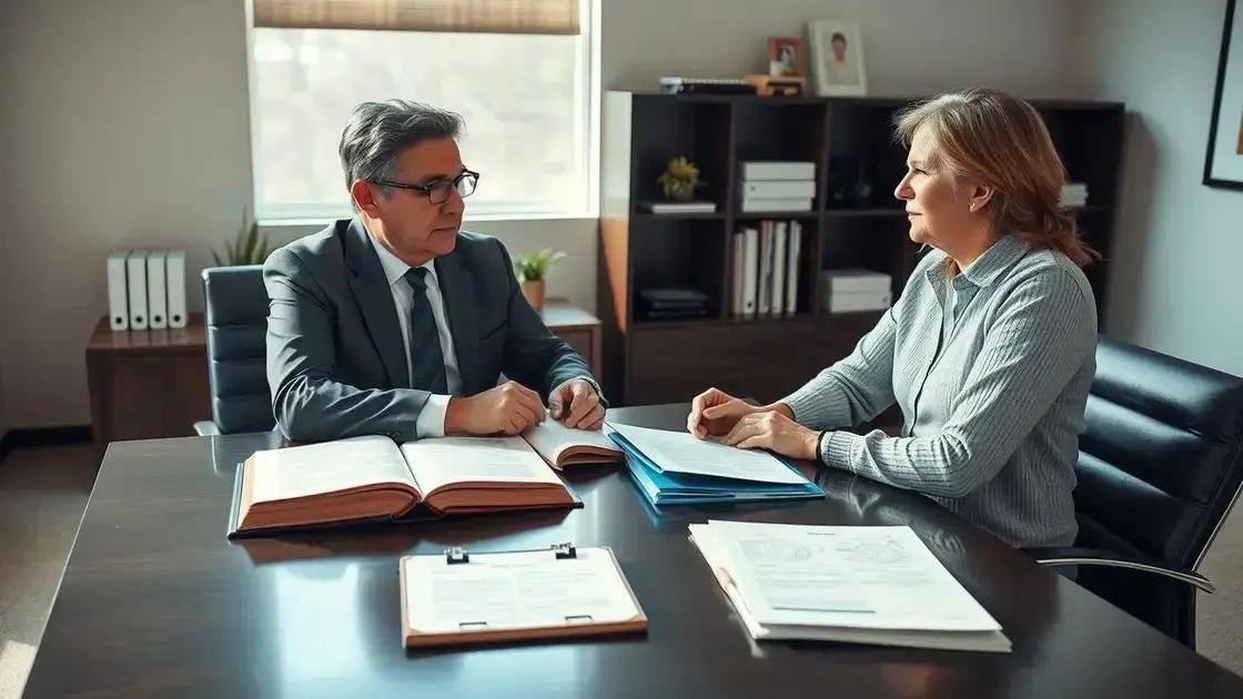 Importância de assistência jurídica especializada no processo