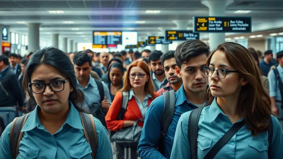 Indenização por voo lotado: o que você pode exigir e como agir rápido